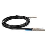Picture of Juniper Networks® Compatible TAA 40GBase-CU QSFP+ to QSFP+ Direct Attach Cable (Passive Twinax, 0.5m, Infiniband FDR10, 30AWG, LSZH)