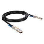 Picture of Juniper Networks® Compatible TAA 40GBase-CU QSFP+ to QSFP+ Direct Attach Cable (Passive Twinax, 0.5m, Infiniband FDR10, 30AWG, LSZH)