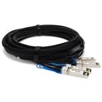 Picture of Arista Networks® Compatible TAA 40GBase-CU QSFP+ to 4xSFP+ Direct Attach Cable (Passive Twinax, 2.5m)