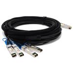 Picture of Arista Networks® Compatible TAA 40GBase-CU QSFP+ to 4xSFP+ Direct Attach Cable (Passive Twinax, 30cm)