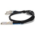 Picture of Cisco® QSFP-4SFP25G-CU1M Compatible TAA Compliant 100GBase-CU QSFP28 to 4xSFP28 Direct Attach Cable (Passive Twinax, 1m)