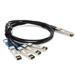 Picture of Cisco® QSFP-4SFP25G-CU1M Compatible TAA Compliant 100GBase-CU QSFP28 to 4xSFP28 Direct Attach Cable (Passive Twinax, 1m)