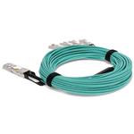 Picture of Cisco® Compatible TAA Compliant 40GBase-AOC QSFP+ to 4xSFP+ Active Optical Cable (850nm, MMF, 45m)