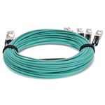 Picture of Cisco® Compatible TAA Compliant 40GBase-AOC QSFP+ to 4xSFP+ Active Optical Cable (850nm, MMF, 45m)