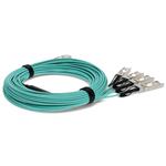 Picture of Cisco® Compatible TAA Compliant 40GBase-AOC QSFP+ to 4xSFP+ Active Optical Cable (850nm, MMF, 45m)