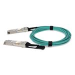 Picture of MSA and TAA Compliant 56GBase-AOC QSFP+ Active Optical Cable (850nm, MMF, 15m)