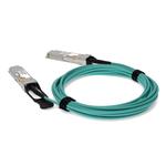 Picture of MSA and TAA Compliant 56GBase-AOC QSFP+ Active Optical Cable (850nm, MMF, 15m)