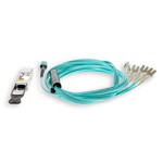 Picture of Cisco® Compatible TAA 40GBase-SR4 QSFP Transceiver with 10m breakout (MMF, 850nm, 10m, LSZH)