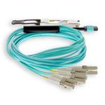 Picture of Cisco® QSFP-40G-SR4-S Compatible TAA 40GBase-SR4 QSFP Transceiver with 3m breakout (MMF, 850nm, 3m)