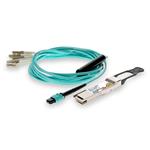 Picture of Cisco® QSFP-40G-SR4-S Compatible TAA 40GBase-SR4 QSFP Transceiver with 7m breakout (MMF, 850nm, 7m)