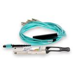 Picture of Cisco® QSFP-40G-SR4-S Compatible TAA 40GBase-SR4 QSFP Transceiver with 7m breakout (MMF, 850nm, 7m)