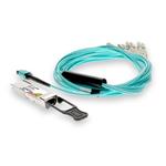 Picture of Cisco® QSFP-40G-SR4-S Compatible TAA 40GBase-SR4 QSFP Transceiver with 7m breakout (MMF, 850nm, 7m)