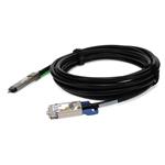 Picture of MSA and TAA Compliant 10GBase-CX QSFP+ to CX4 Direct Attach Cable (Passive Twinax, 2m)