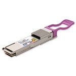 Picture of Huawei® Compatible TAA 100GBase-ZR4 Lite BX QSFP28 Transceiver (SMF, 1272.55nmTx/1310.19nmRx, 70km, LC, DOM)