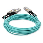 Picture of Cisco® Compatible TAA 100GBase-AOC QSFP28 to 2xQSFP28 Active Optical Cable (850nm, MMF, 3.5m)