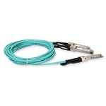 Picture of Cisco® Compatible TAA 100GBase-AOC QSFP28 to 2xQSFP28 Active Optical Cable (850nm, MMF, 4m)