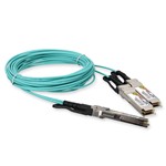Picture of Cisco® Compatible TAA 100GBase-AOC QSFP28 to 2xQSFP28 Active Optical Cable (850nm, MMF, 4m)