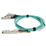 Picture of Juniper Networks® Compatible TAA 100GBase-AOC QSFP28 to 4xSFP28 Active Optical Cable (850nm, MMF, 2m)