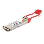 Picture of Cisco® Compatible TAA Compliant OTU-4-ER4L 100GbE Dual-Rate QSFP28 Transceiver (SMF, 1295nm to 1309nm, 40km w/host FEC, LC, DOM)