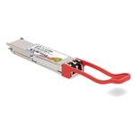 Picture of Cisco® Compatible TAA Compliant OTU-4-ER4L 100GbE Dual-Rate QSFP28 Transceiver (SMF, 1295nm to 1309nm, 40km w/host FEC, LC, DOM)