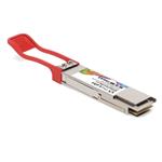 Picture of Cisco® Compatible TAA Compliant OTU-4-ER4L 100GbE Dual-Rate QSFP28 Transceiver (SMF, 1295nm to 1309nm, 40km w/host FEC, LC, DOM)