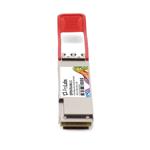 Picture of Cisco® Compatible TAA Compliant OTU-4-ER4L 100GbE Dual-Rate QSFP28 Transceiver (SMF, 1295nm to 1309nm, 40km w/host FEC, LC, DOM)