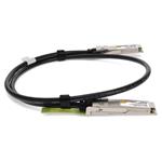 Picture of Mellanox® Compatible TAA 100GBase-CU QSFP56 to QSFP56 Direct Attach Cable (Passive Twinax, 0.5m)