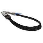 Picture of 200GBase-CU QSFP56 to QSFP56 Male to Female Direct Attach Extension Cable (Passive Twinax, 22cm, 30AWG)