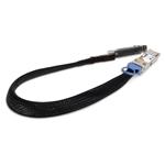 Picture of 200GBase-CU QSFP56 to QSFP56 Male to Female Direct Attach Extension Cable (Passive Twinax, 22cm, 30AWG)