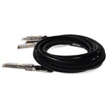 Picture of MSA and TAA Compliant 200GBase-CU QSFP-DD 200G to 2xQSFP28 100G NRZ Direct Attach Cable (Passive Twinax, 1m)