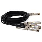 Picture of MSA and TAA Compliant 200GBase-CU QSFP-DD 200G to 2xQSFP28 100G NRZ Direct Attach Cable (Passive Twinax, 1m)