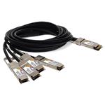 Picture of MSA and TAA Compliant 200GBase-CU QSFP-DD 200G to 2xQSFP28 100G NRZ Direct Attach Cable (Passive Twinax, 1m)