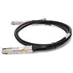 Picture of MSA and TAA Compliant 200GBase-CU QSFP-DD to QSFP-DD Direct Attach Cable (Passive Twinax, 2.5m)