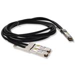 Picture of MSA and TAA 400GBase-CU QSFP-DD 400G to 2xQSFP56 200G PAM-4 Direct Attach Cable (Passive Twinax, 1.5m)