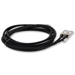 Picture of MSA and TAA Compliant 400GBase-CU QSFP-DD 400G to 2xQSFP56 200G PAM-4 Direct Attach Cable (Passive Twinax, 1m)