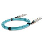 Picture of MSA and TAA Compliant 400GBase-AOC QSFP-DD to QSFP-DD Active Optical Cable (850nm, MMF, 2m)