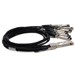 Picture of Arista Networks® Compatible TAA 200GBase-CU QSFP-DD 200G to 8xSFP28 Direct Attach Cable (Passive Twinax, 1.5m)