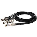 Picture of MSA and TAA Compliant 200GBase-CU QSFP-DD 200G to 8xSFP28 Direct Attach Cable (Passive Twinax, 2.5m)