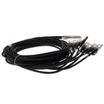 Picture of MSA and TAA Compliant 200GBase-CU QSFP-DD 200G to 8xSFP28 Direct Attach Cable (Passive Twinax, 2.5m)