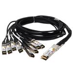Picture of MSA and TAA Compliant 200GBase-CU QSFP-DD 200G to 8xSFP28 Direct Attach Cable (Passive Twinax, 2.5m)