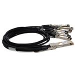 Picture of MSA and TAA 400GBase-CU QSFP-DD 400G to 8xSFP56 Direct Attach Cable (Passive Twinax, 1.5m)