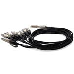 Picture of MSA and TAA Compliant 400GBase-CU QSFP-DD 400G to 8xSFP56 Direct Attach Cable (Passive Twinax, 2.5m)