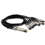 Picture of MSA and TAA Compliant 400GBase-CU QSFP-DD 400G to 8xSFP56 Direct Attach Cable (Passive Twinax, 2.5m)