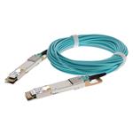 Picture of MSA and TAA Compliant 400GBase-AOC QSFP-DD to QSFP-DD Active Optical Cable (850nm, MMF, 1m)
