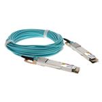 Picture of MSA and TAA Compliant 400GBase-AOC QSFP-DD to QSFP-DD Active Optical Cable (850nm, MMF, 1m)