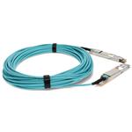 Picture of MSA and TAA 400GBase-AOC QSFP-DD to QSFP-DD Active Optical Cable (850nm, MMF, 24m, CMIS 4.0)