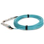 Picture of MSA and TAA Compliant 400GBase-AOC QSFP-DD to QSFP-DD Active Optical Cable (850nm, MMF, 33m, CMIS 4.0)