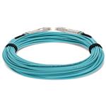 Picture of MSA and TAA Compliant 400GBase-AOC QSFP-DD to QSFP-DD Active Optical Cable (850nm, MMF, 33m, CMIS 4.0)