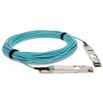 Picture of MSA and TAA Compliant 400GBase-AOC QSFP-DD to QSFP-DD Active Optical Cable (850nm, MMF, 33m, CMIS 4.0)