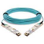 Picture of MSA and TAA Compliant 400GBase-AOC QSFP-DD to QSFP-DD Active Optical Cable (850nm, MMF, 33m, CMIS 4.0)